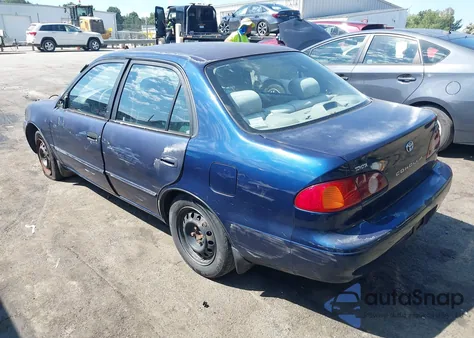 2002 Toyota Corolla Le из США, поврежденный, VIN 2T1BR12E52C583378